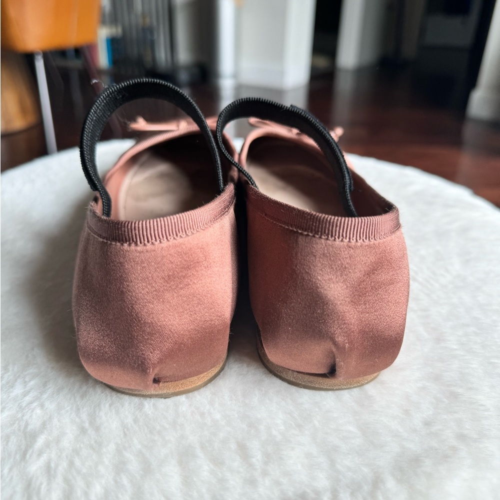 Miu Miu Satin Ballerinas Cocoa Brown IT 37,5 US 7,5 - Picture 5 of 13